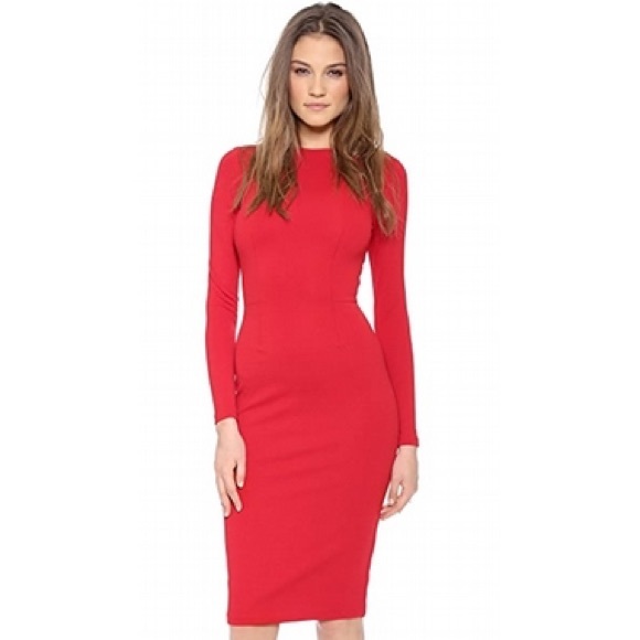 5th & Mercer Long Sleeve Sheath Dress (double zip) - Picture 2 of 6